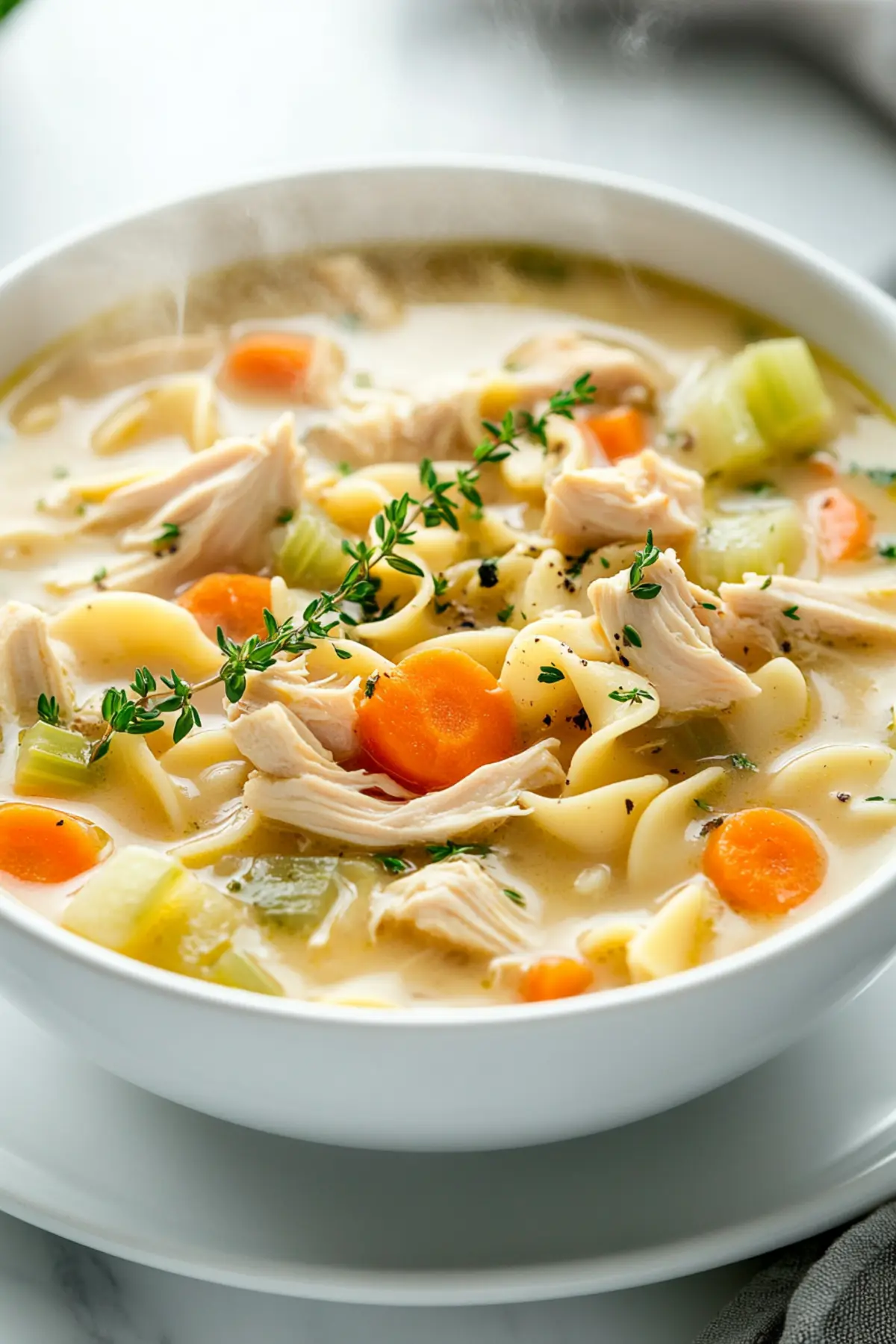 Creamy Chicken Noodle Soup