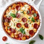 Cauliflower Pizza Casserole (Low Carb / Keto)