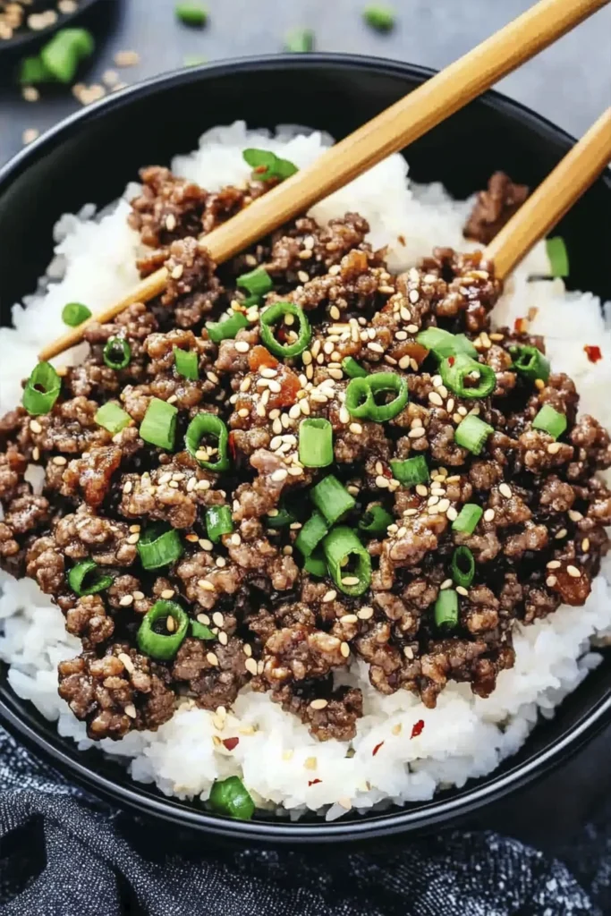 Savory Ground Beef and Rice Bowl – Easy Budget Meal