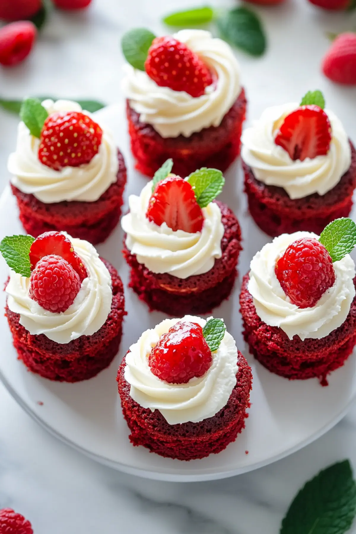 Mini Red Velvet Cakes