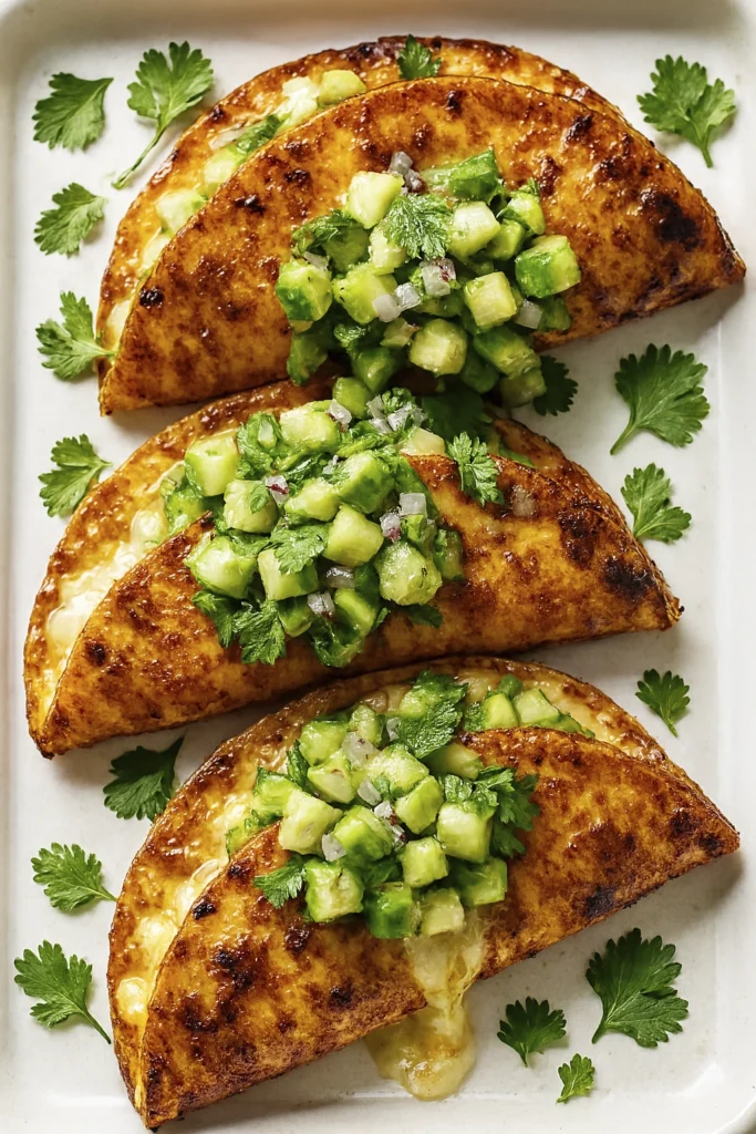 Golden Crispy Fried Empanadas Close-Up – Authentic Street Food Texture