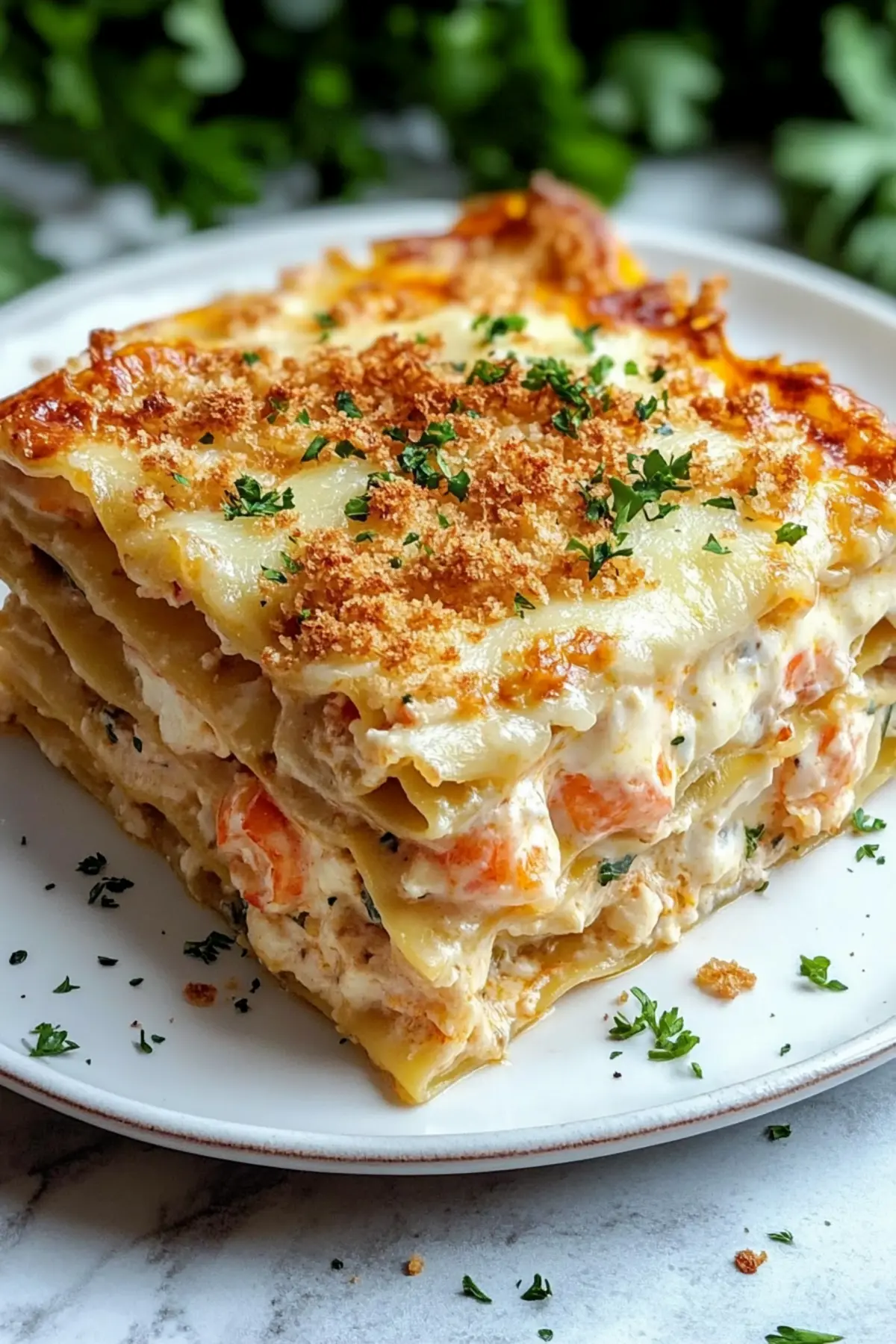 Seafood Lasagna Shrimp Crab