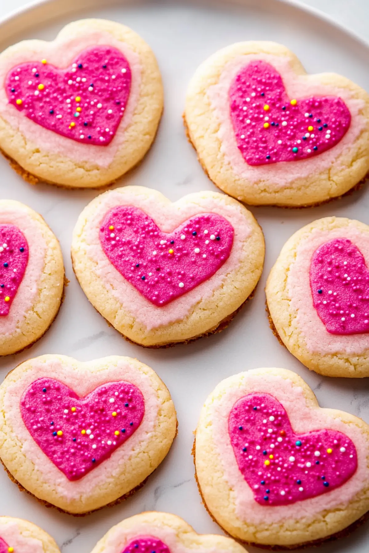 Slice and Bake Heart Cookies