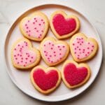 Slice and Bake Heart Cookies