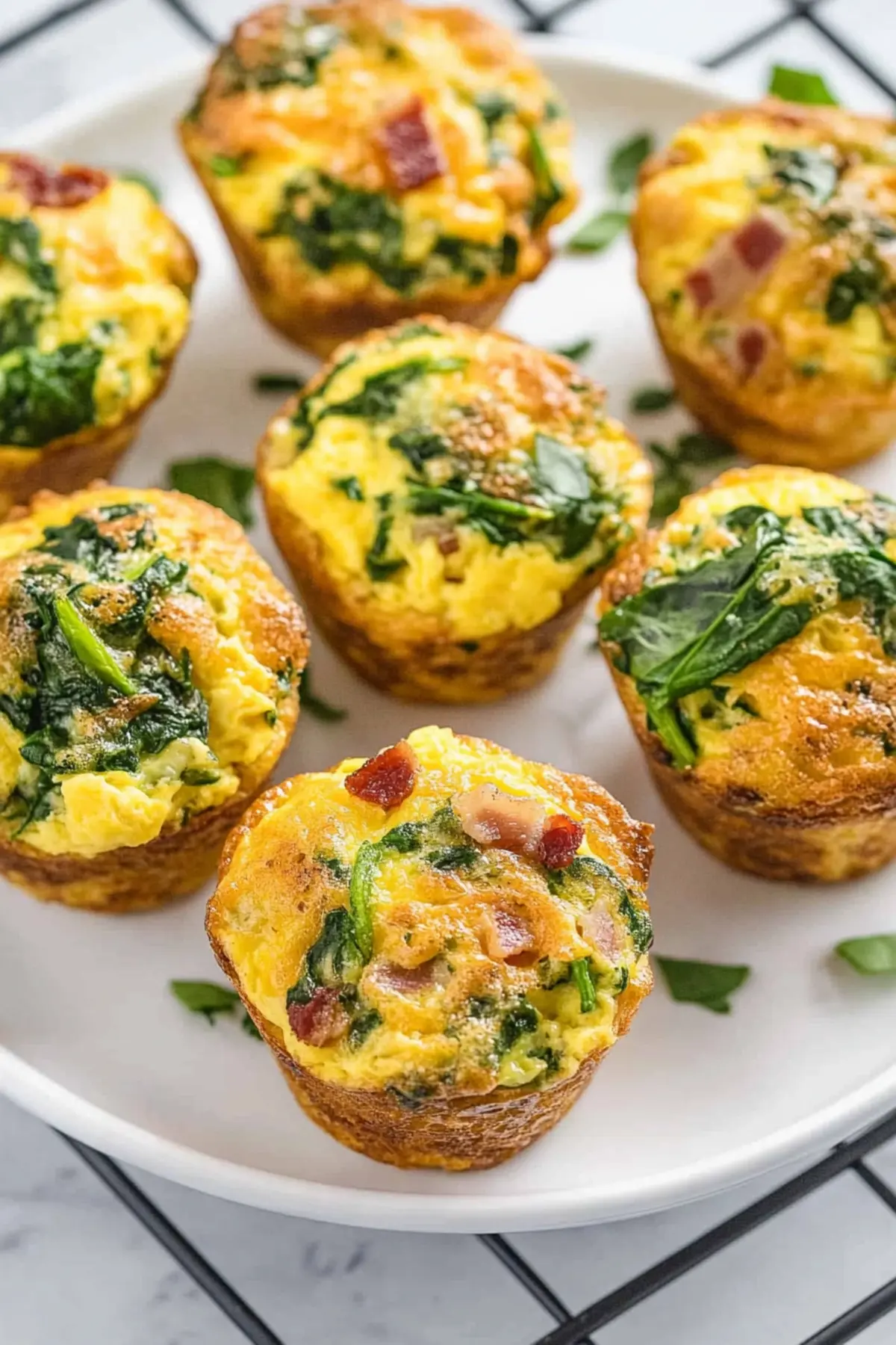 Spinach & Cheese Egg Muffins