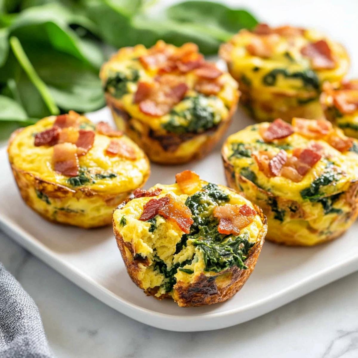 Spinach & Cheese Egg Muffins