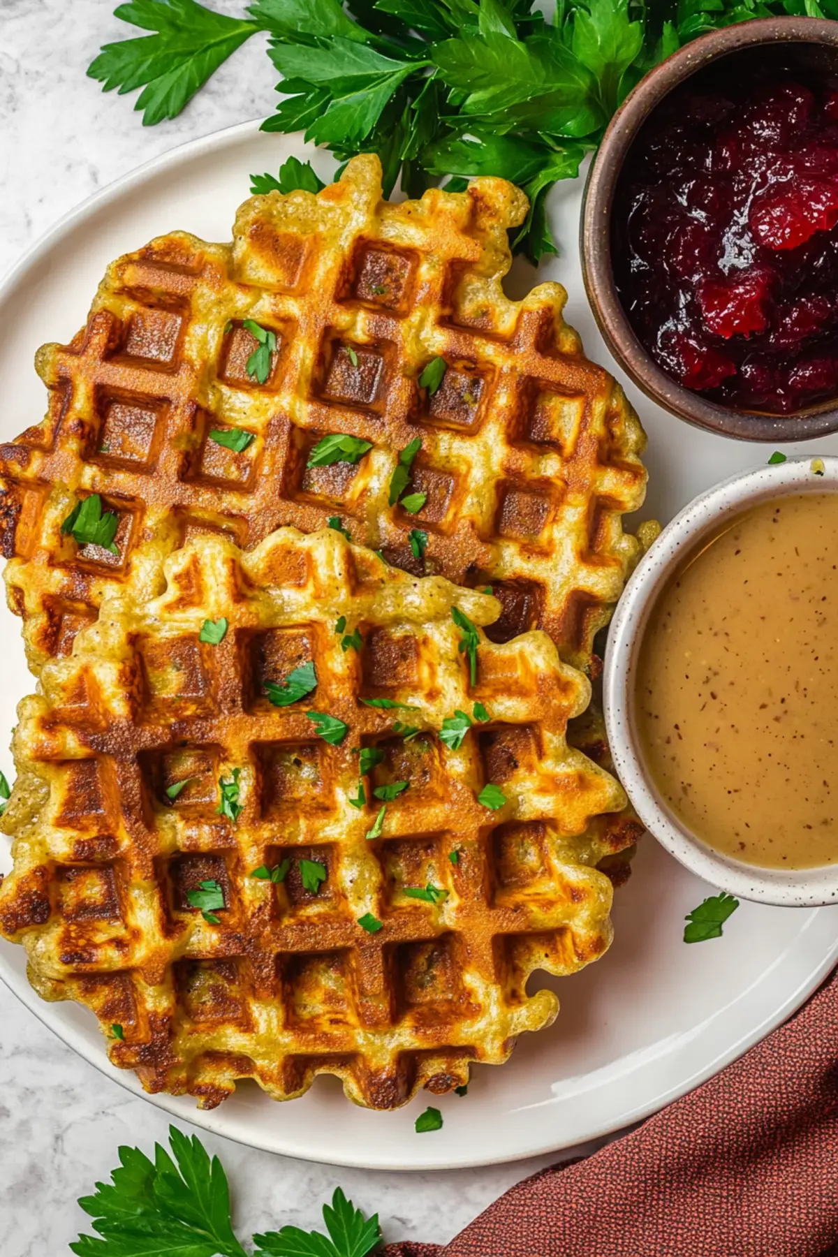 Stove Top Stuffing Waffles