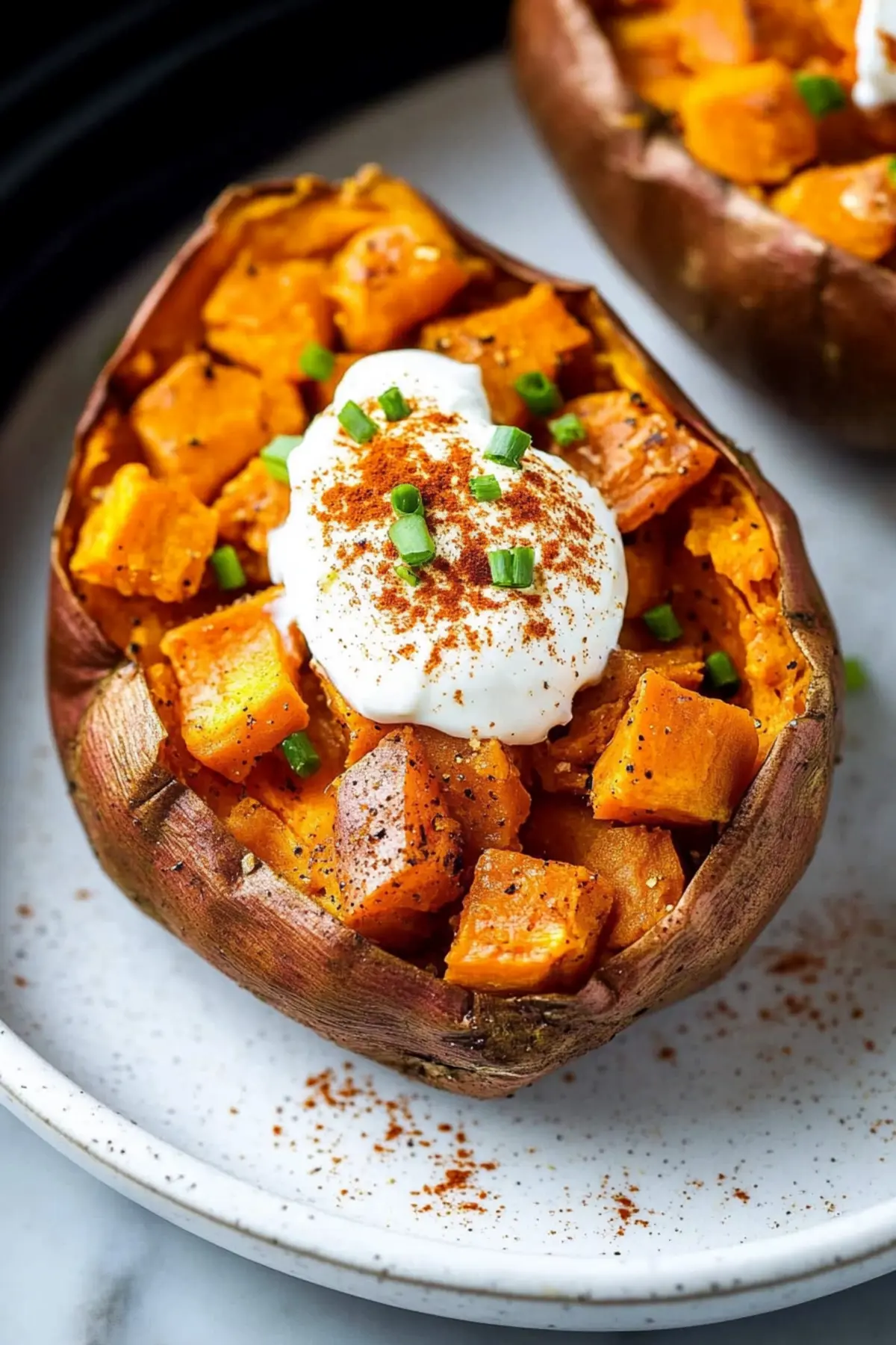 Air Fryer Baked Sweet Potato