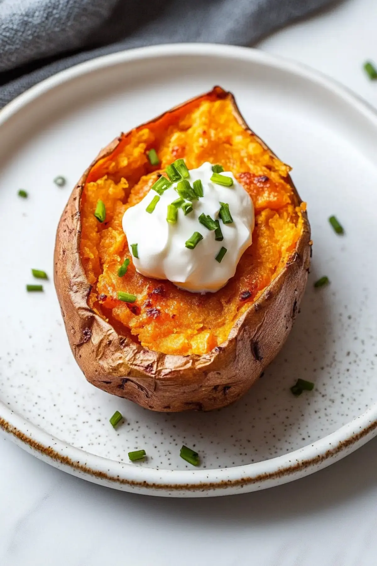 Air Fryer Baked Sweet Potato