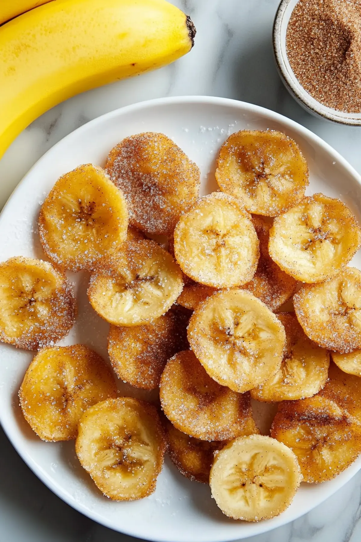 Air Fryer Cinnamon Banana Chips
