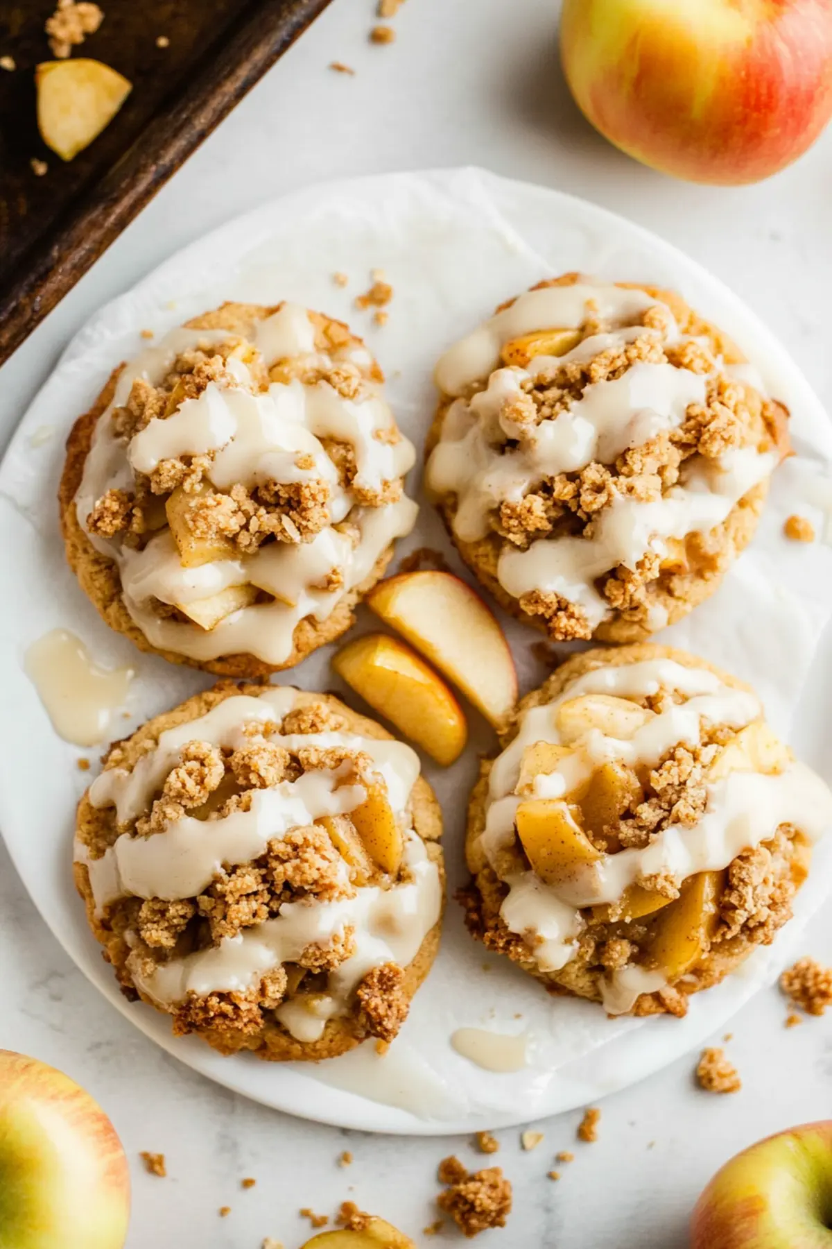 Apple Crisp Cookies