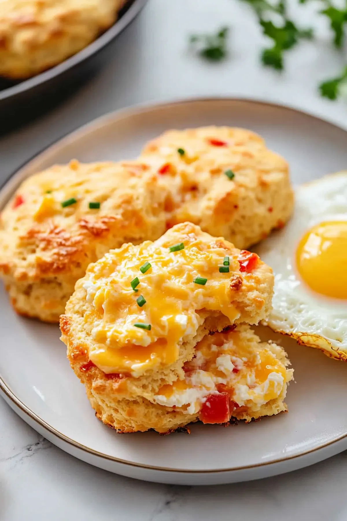 Cottage Cheese Breakfast Biscuits