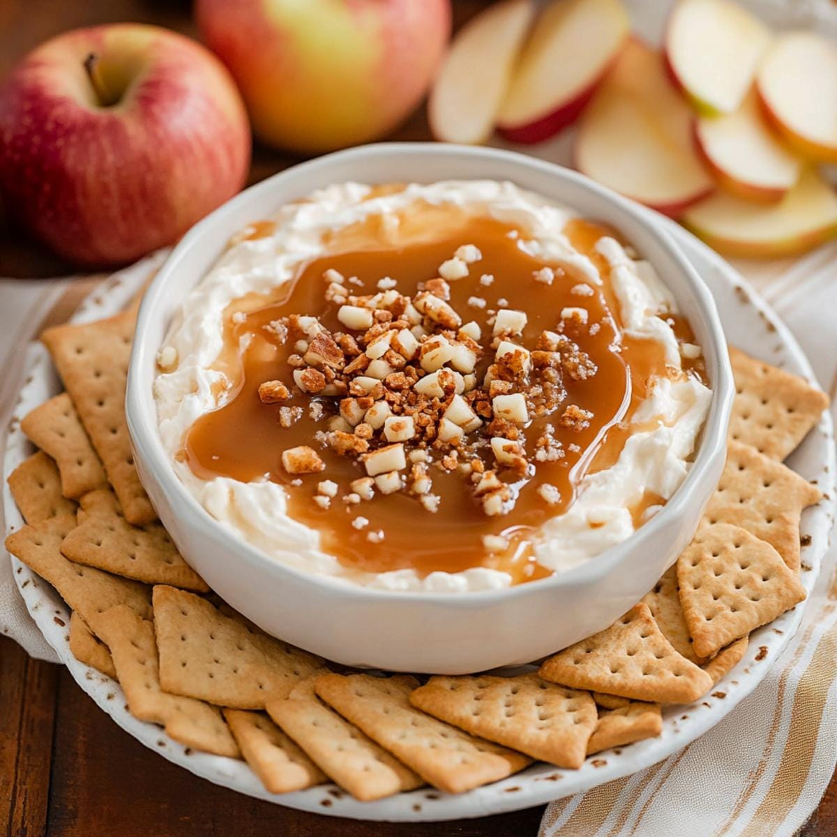 Cream Cheese Caramel Apple Dip