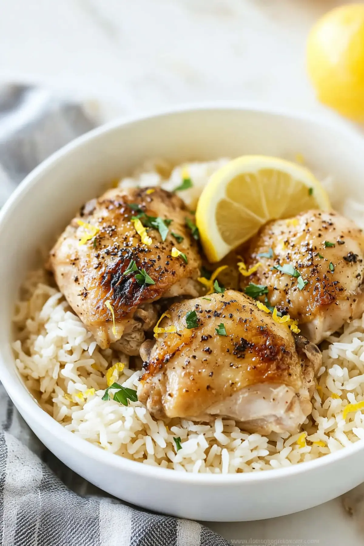 Crock-Pot Lemon Chicken and Rice