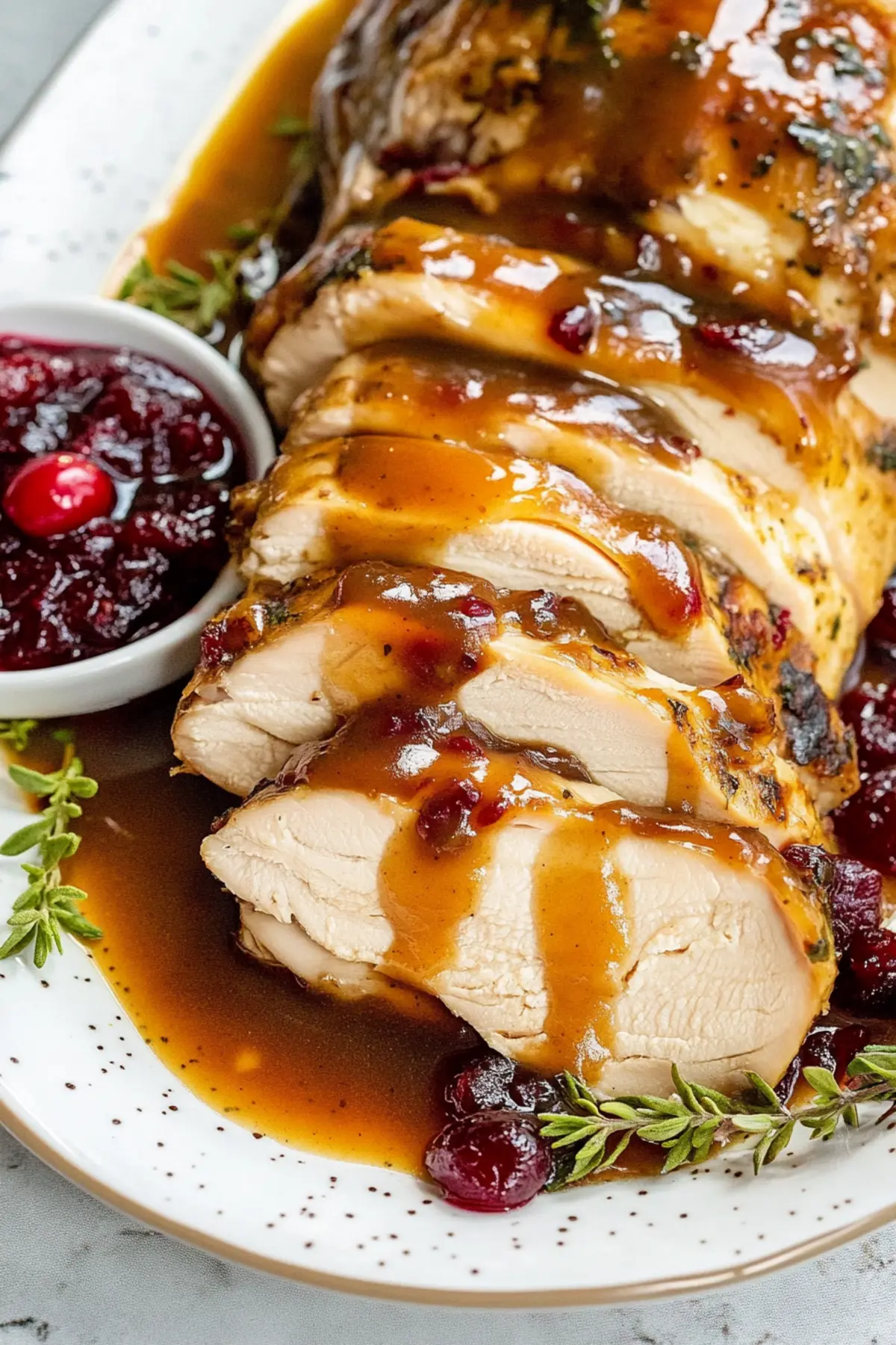Crock Pot Turkey Breast with Cranberry