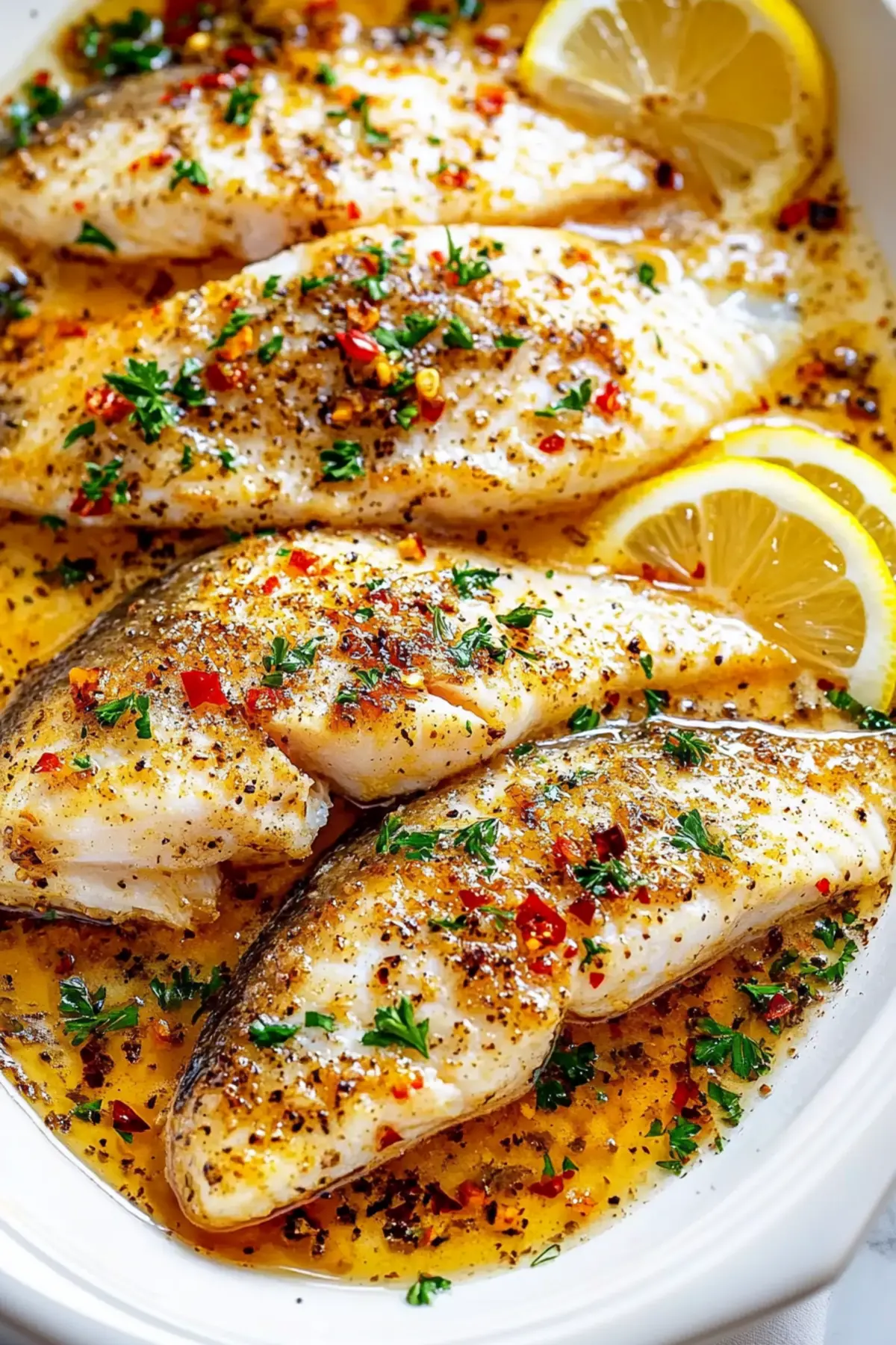 Garlic Butter Oven Baked Tilapia