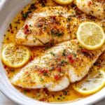 Garlic Butter Oven Baked Tilapia