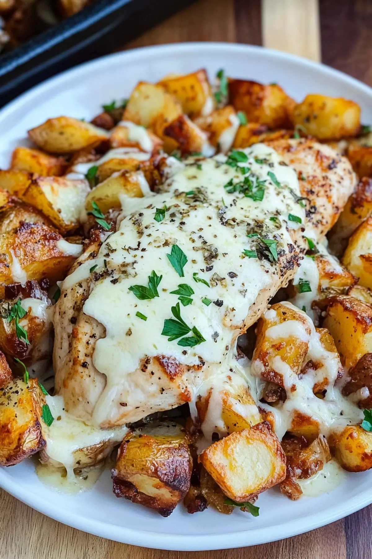 Garlic Parmesan Chicken and Potatoes