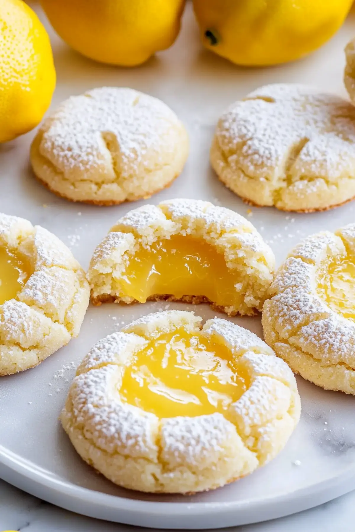 Gluten Free Lemon Curd Cookies