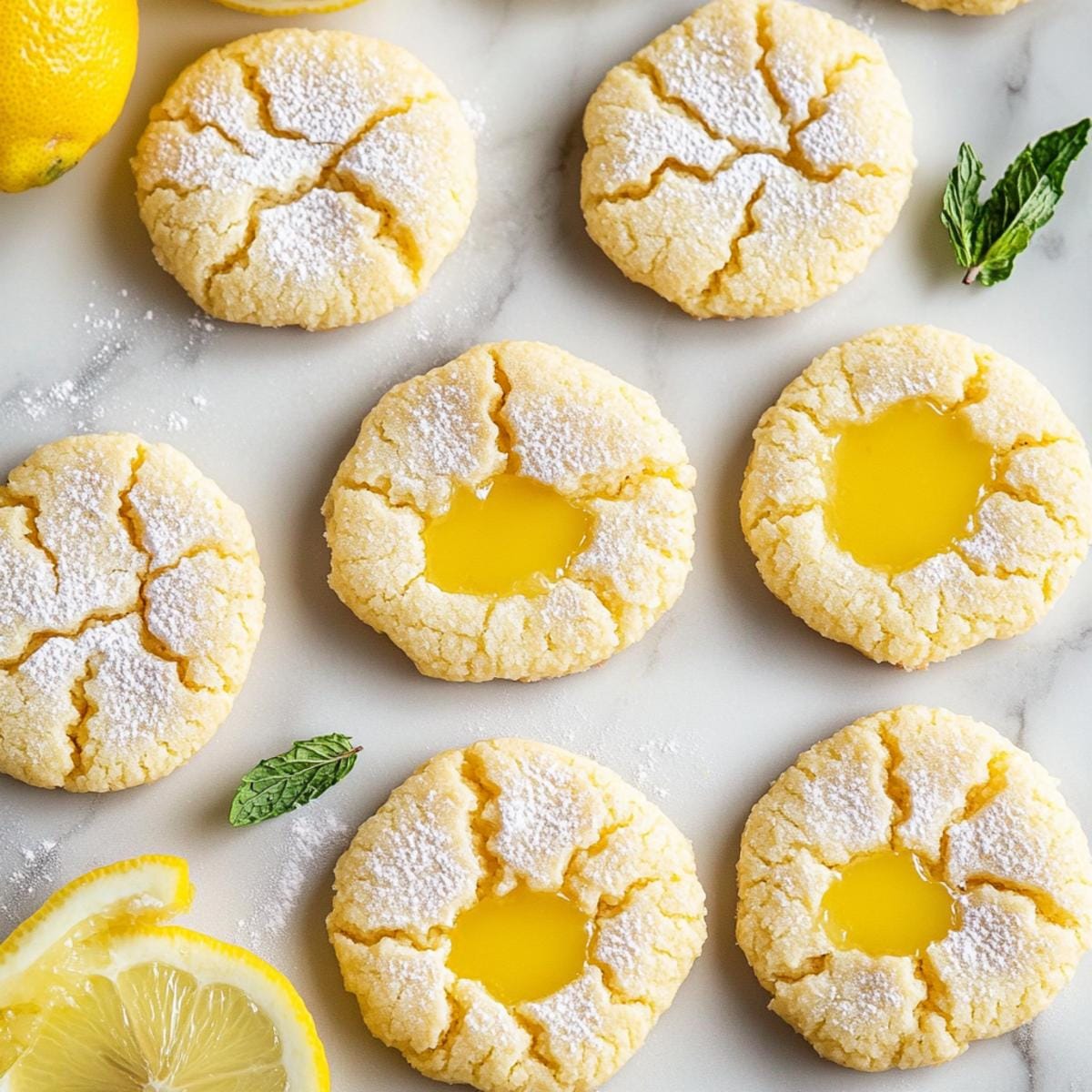 Gluten Free Lemon Curd Cookies