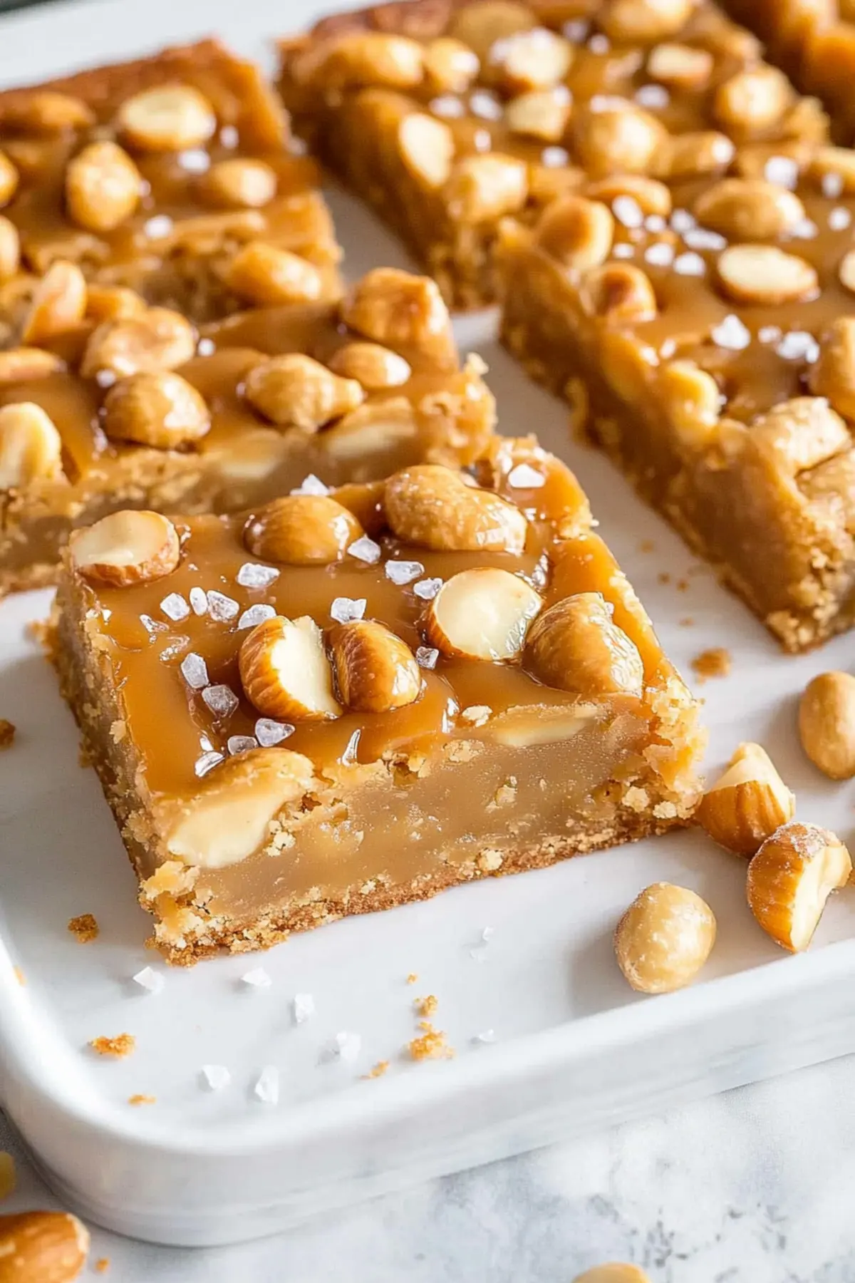 Gooey Butterscotch Nut Bars