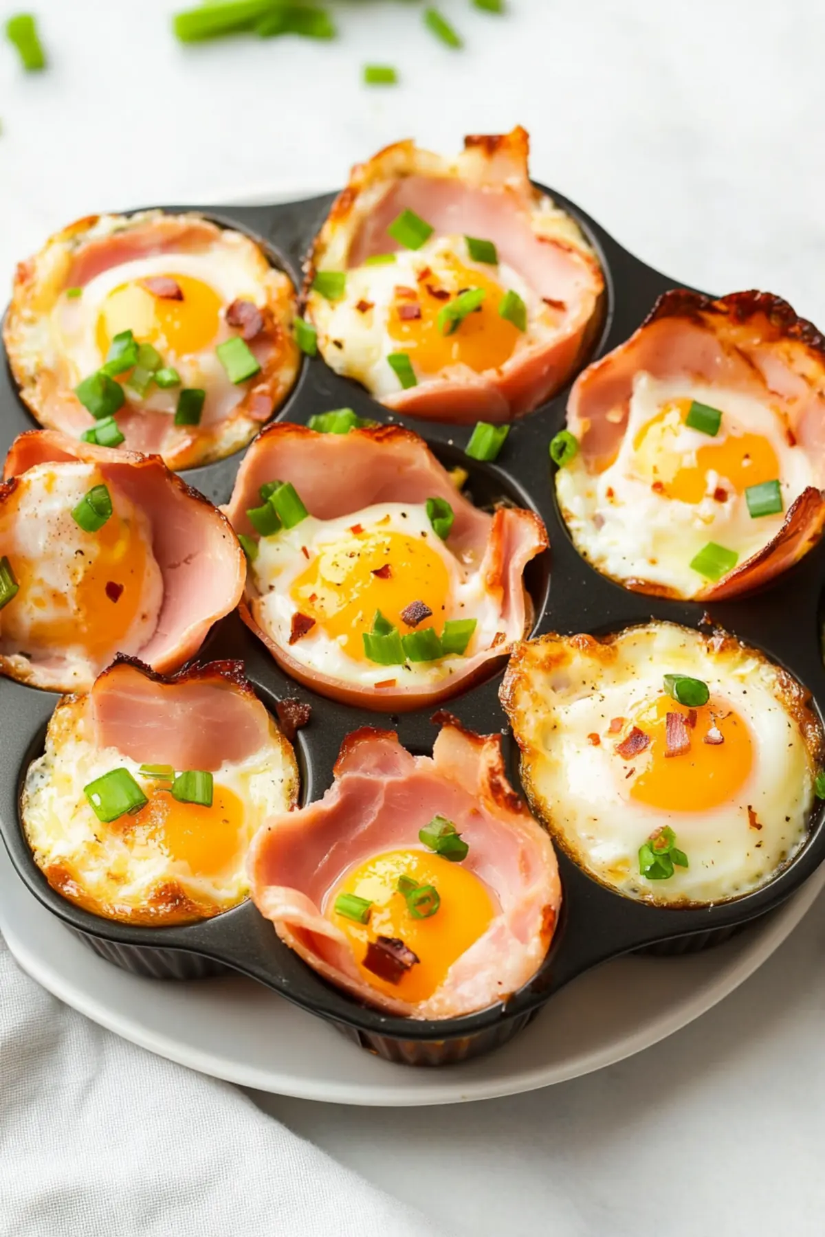 Ham and Cheese Egg Cups