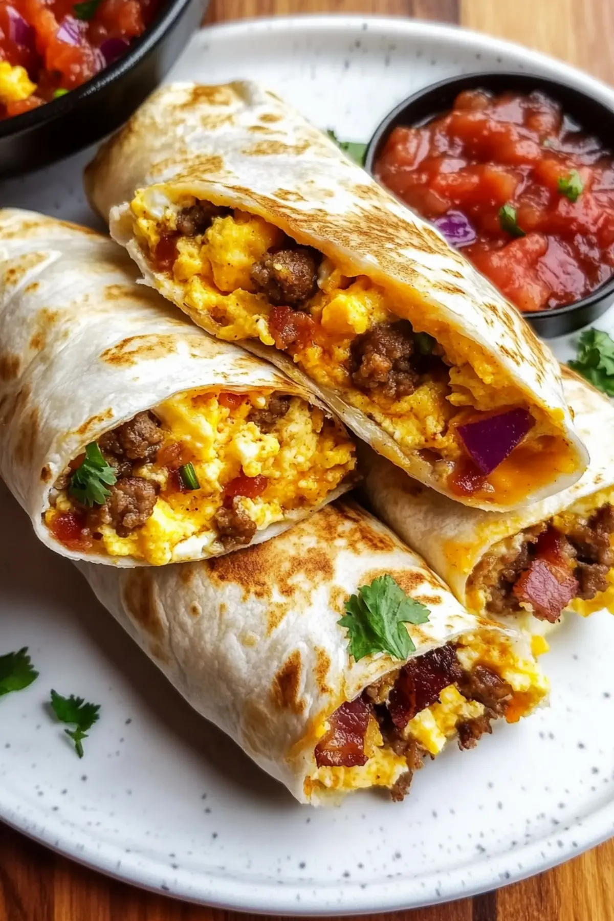 High-Protein Breakfast Burritos