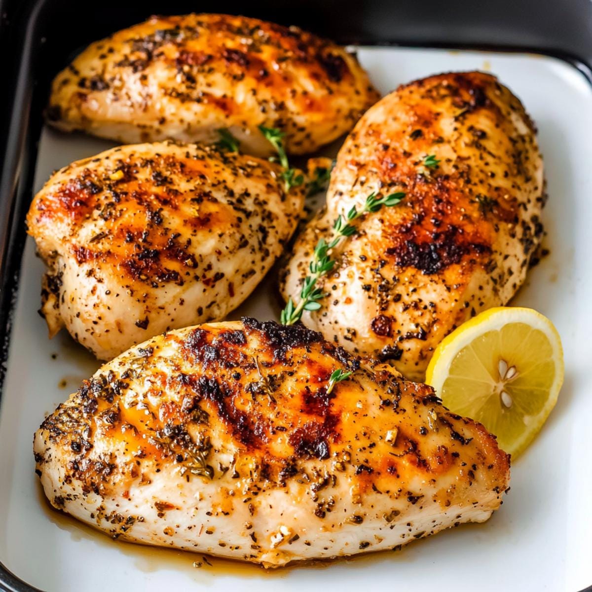 Juicy Air Fryer Chicken Breasts