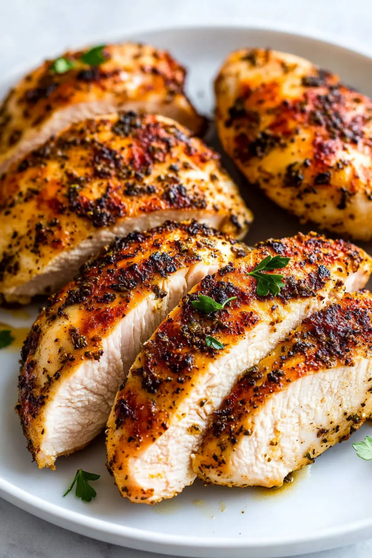 Juicy Air Fryer Chicken Breasts