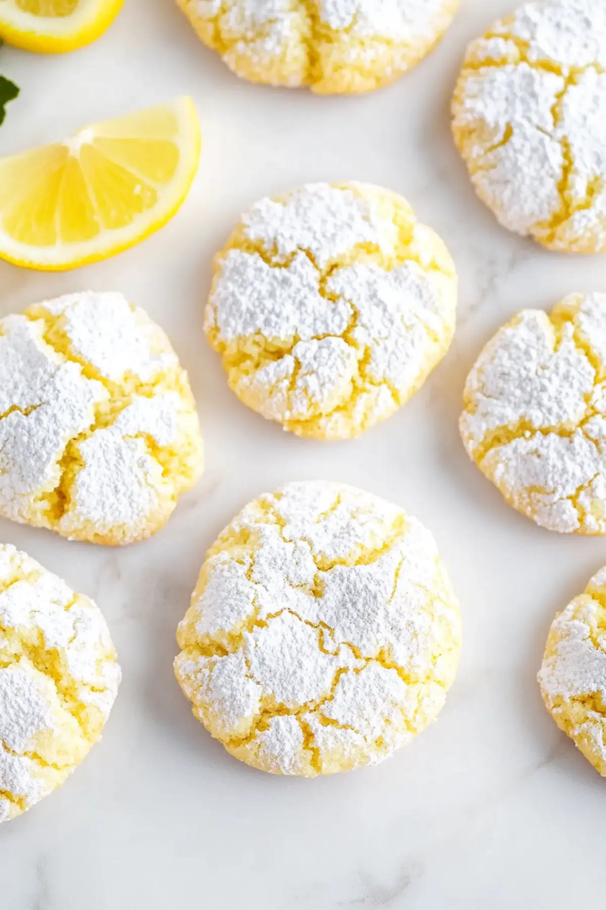 Lemon Crinkle Cookies