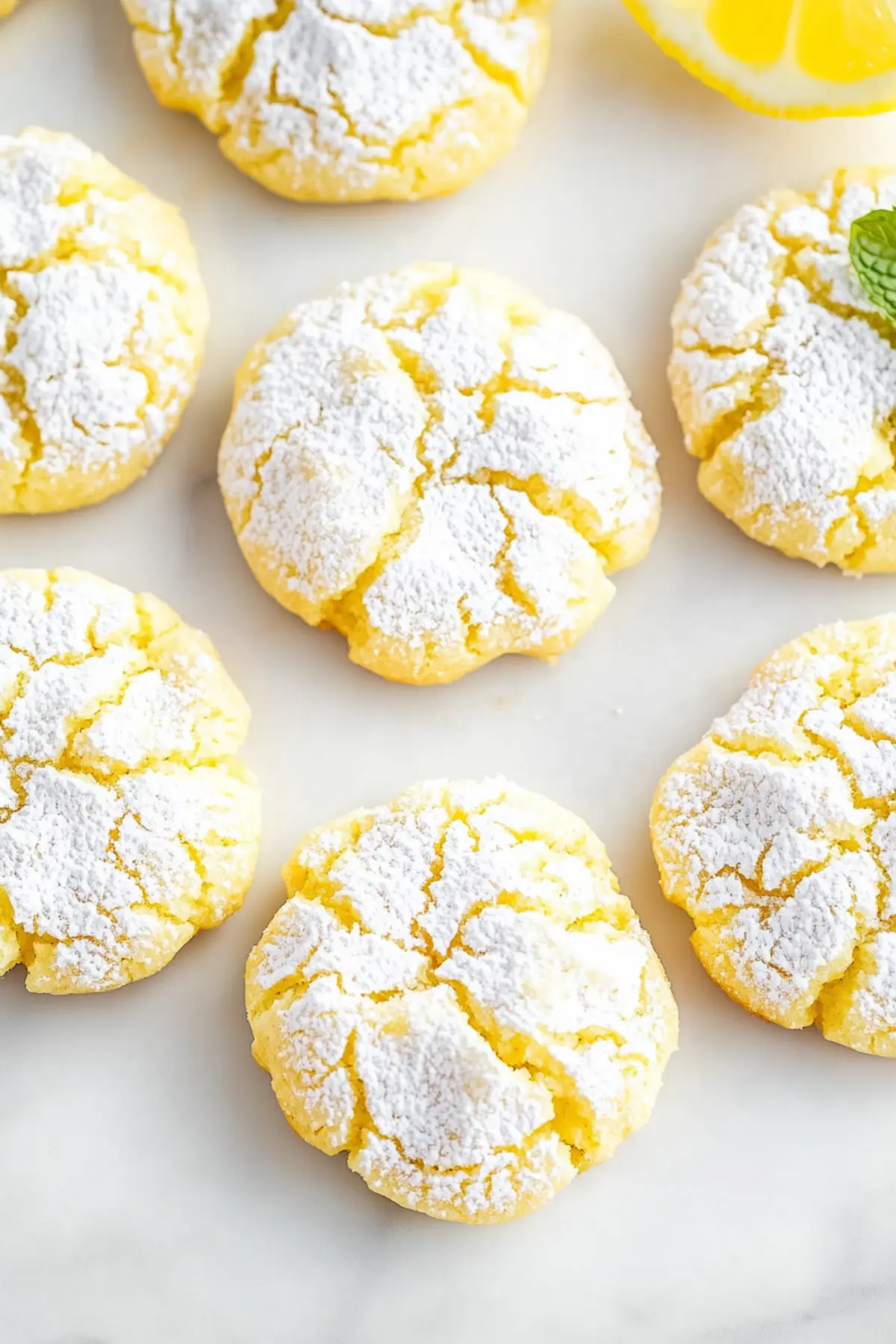 Lemon Crinkle Cookies