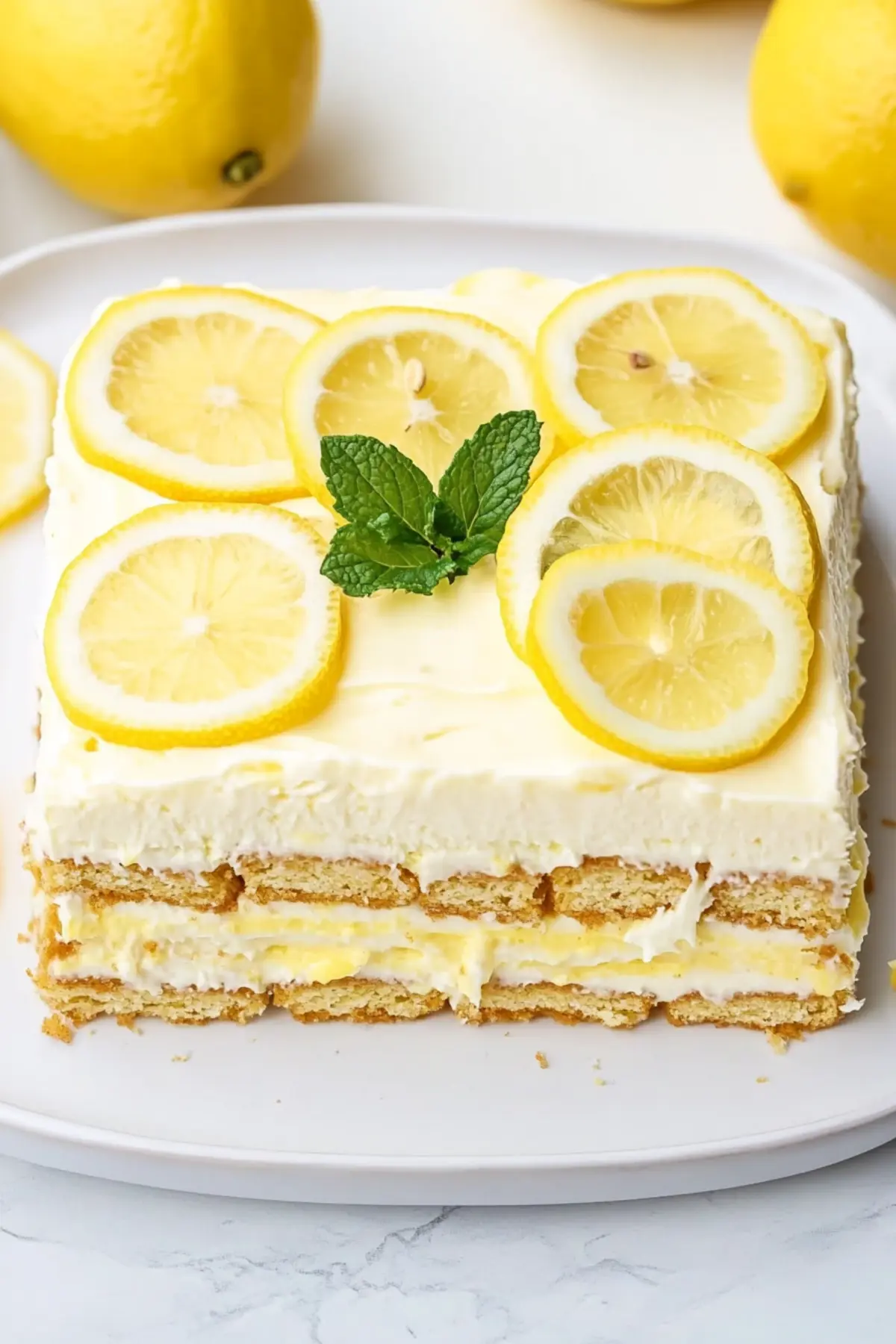 Lemon Eclair Cake