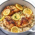 One Pot Lemon Herb Chicken and Rice