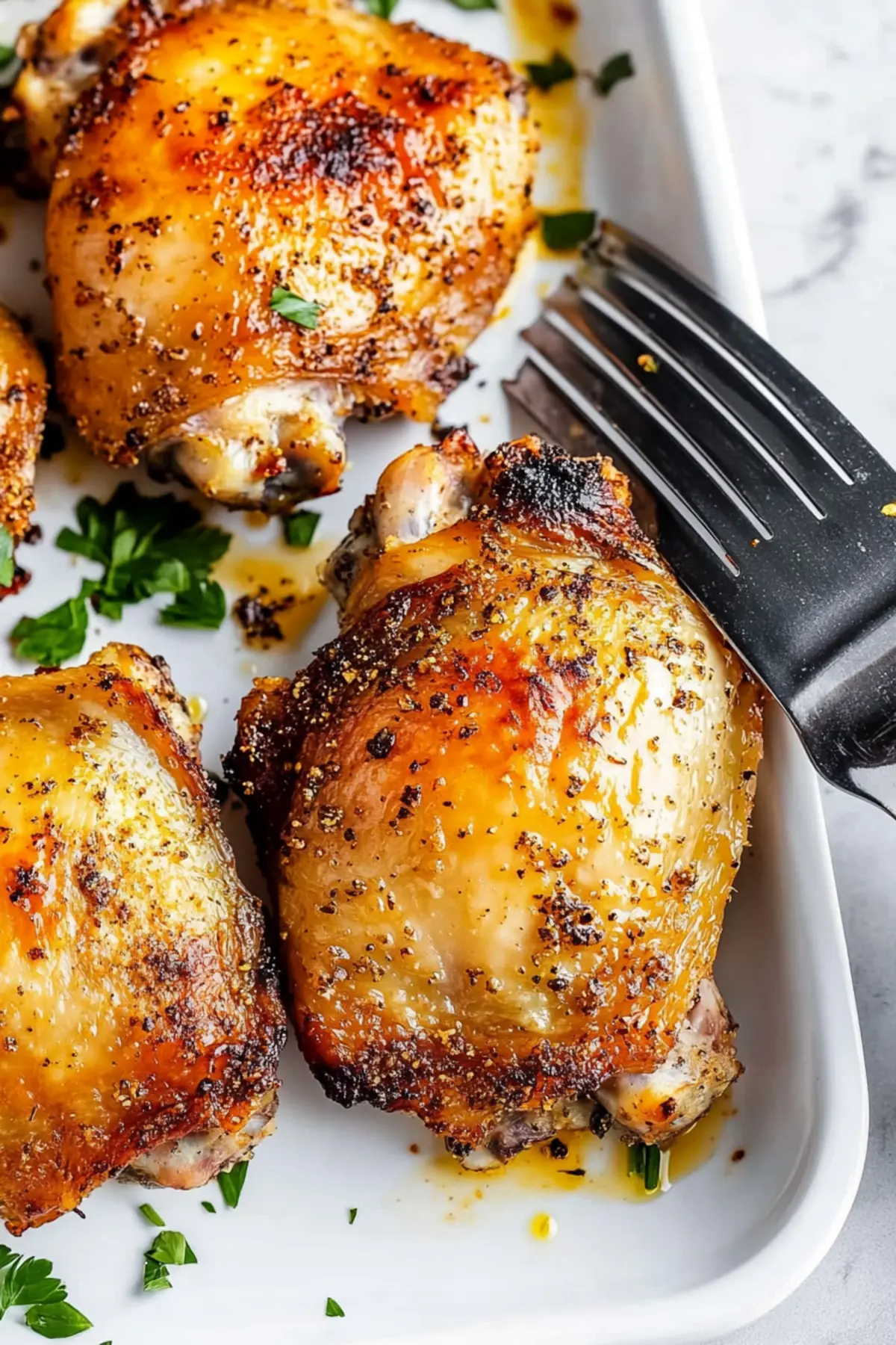 Oven Baked Chicken Thighs