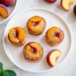 Peach Upside Down Mini Cakes
