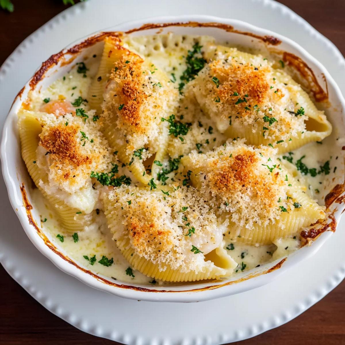 Seafood-Stuffed Shells