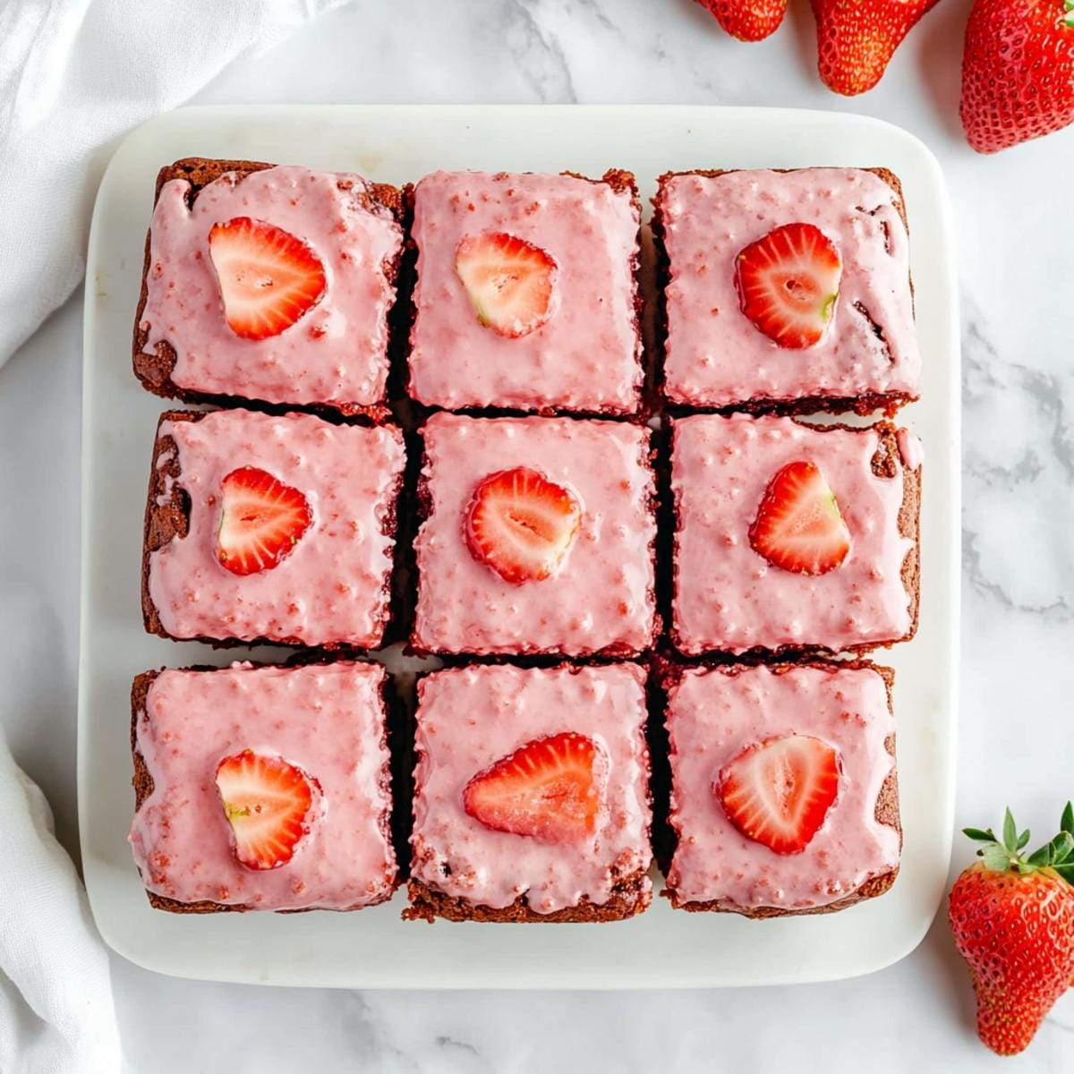 Strawberry Brownies