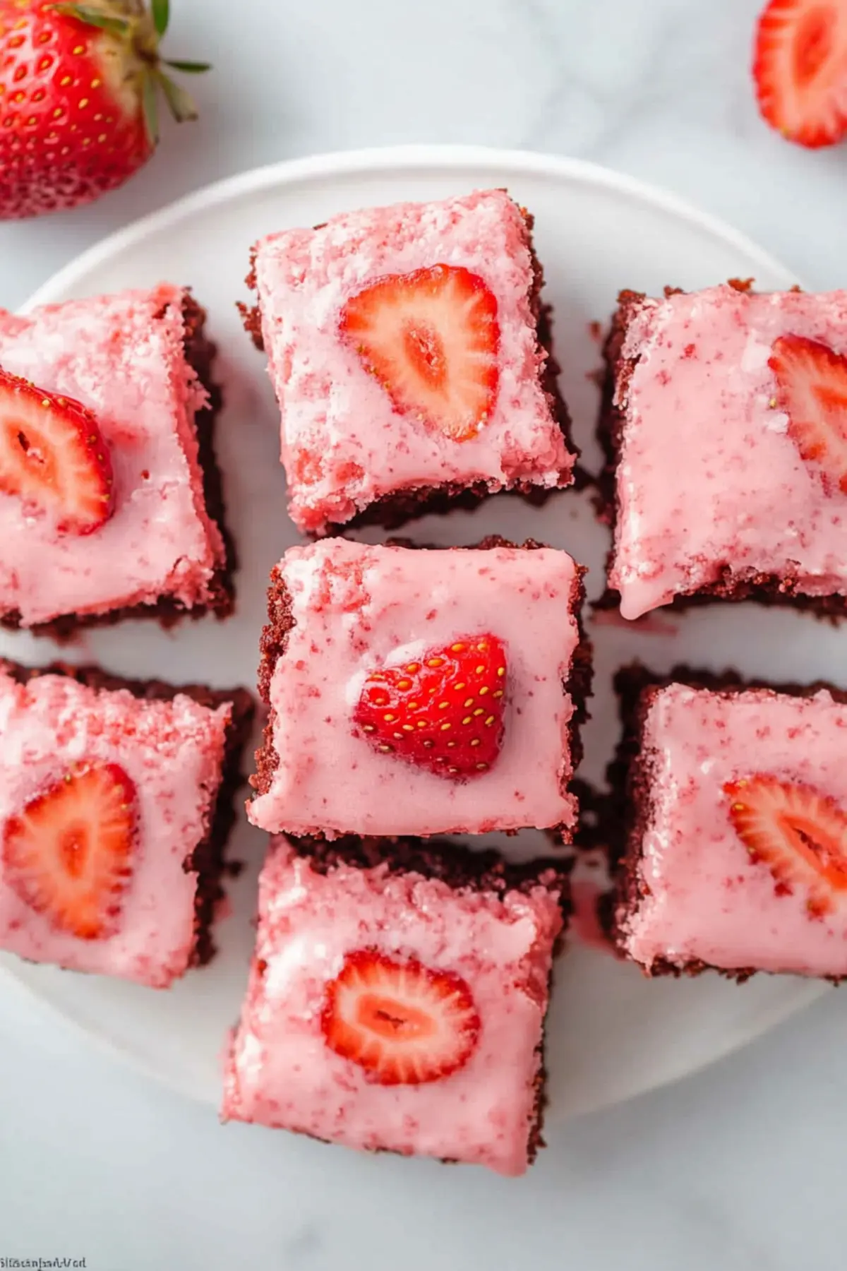 Strawberry Brownies