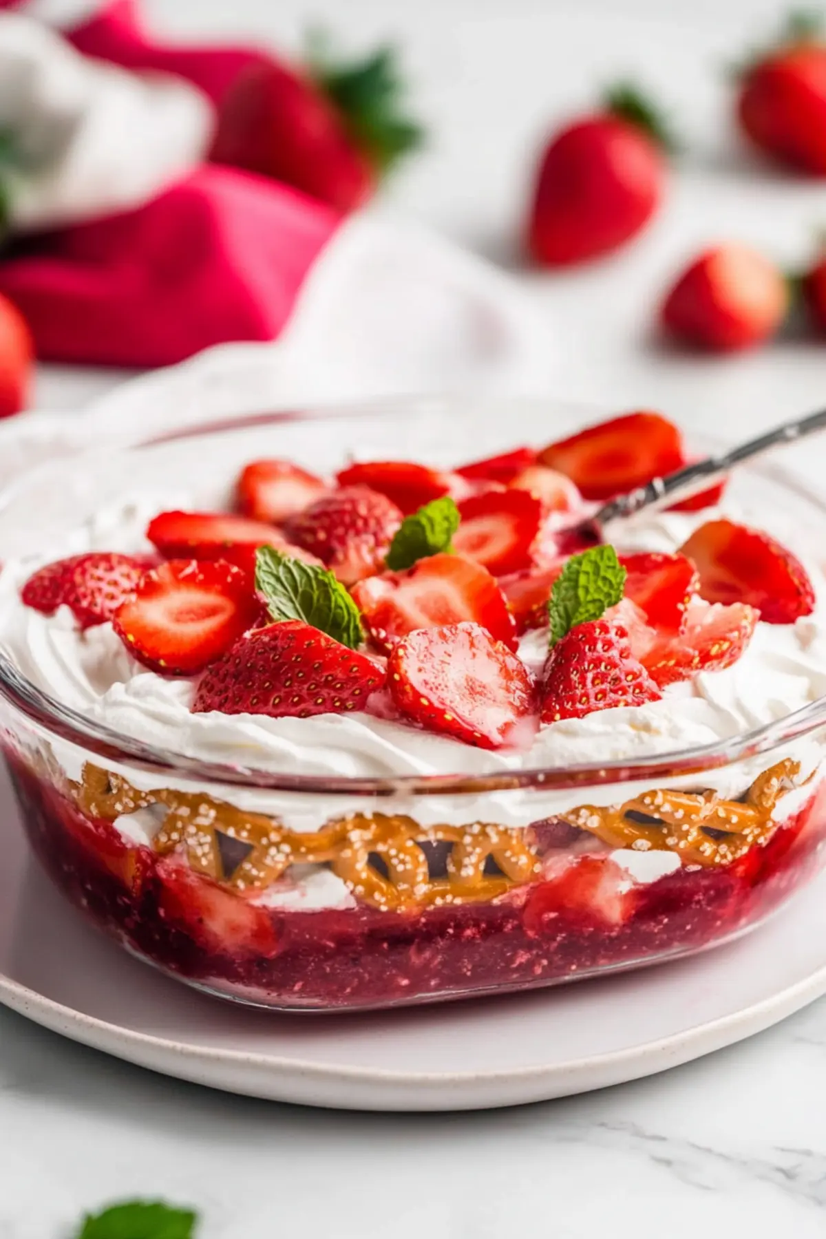 Strawberry Pretzel Salad