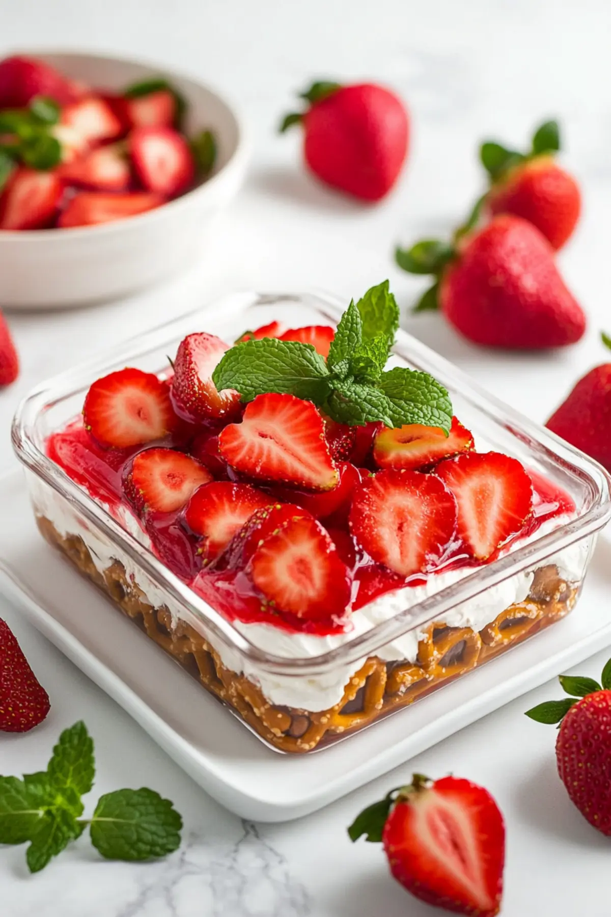 Strawberry Pretzel Salad
