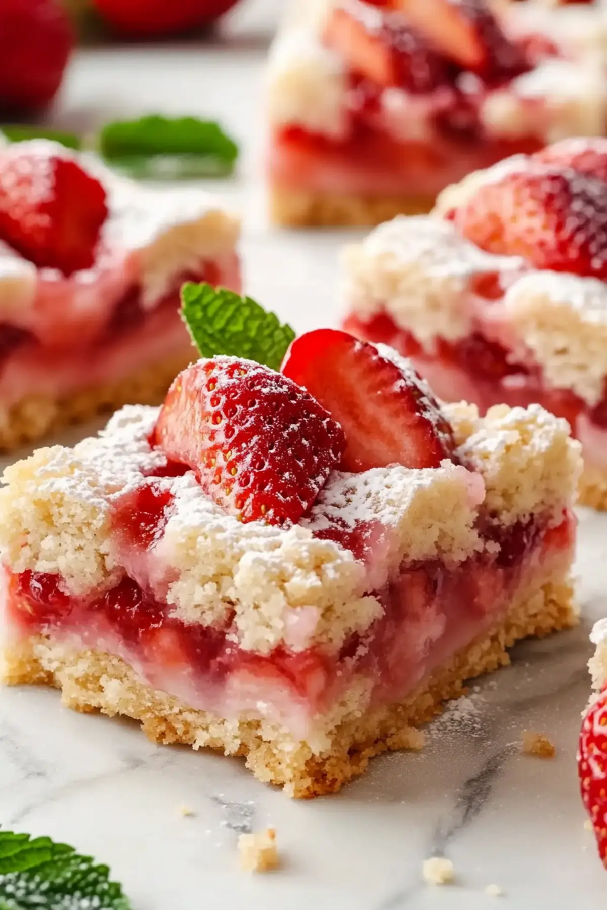 Strawberry Shortcake Bars